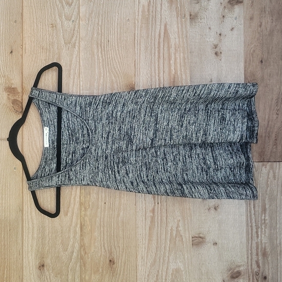 Rag & Bone Jeans Black and Gray Marles Twist Back Tank Size Small - Picture 1 of 6